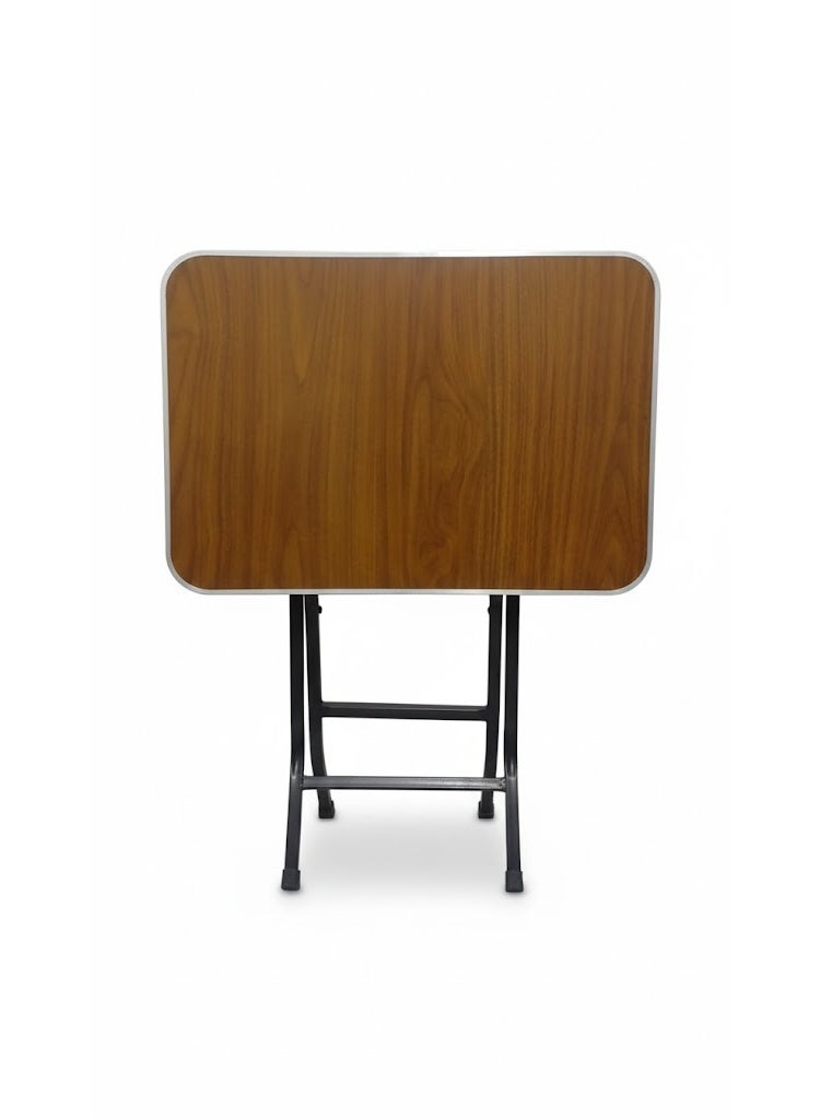 طاولة 70×48 سم، ألوان متنوع  مصنوعة من خشب الميلامي هيكل من الفولاذ، وإطار من الألومنيوم  مرنة وسهلة التخزين - Image 1